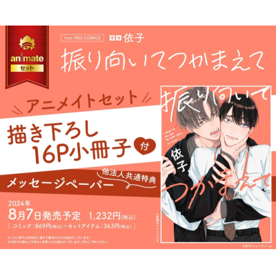 【コミック】振り向いてつかまえて アニメイトセット【描き下ろし16P小冊子付き】