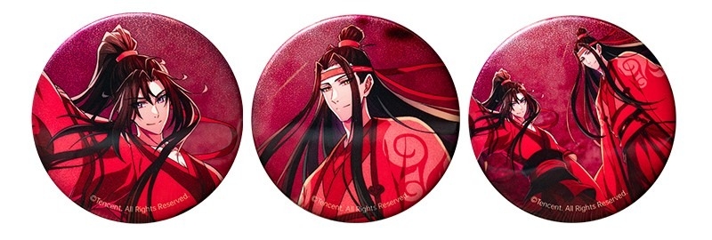 【グッズ-バッチ】アニメ「魔道祖師」 完結編 缶バッジセット 3枚入 昭彰