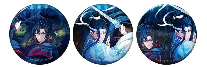 【グッズ-バッチ】アニメ「魔道祖師」 完結編 缶バッジセット 3枚入 蔵鋒
