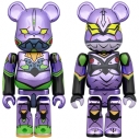 【フィギュア】BE@RBRICK エヴァンゲリオン 初号機(新塗装メッキ版)& エヴァンゲリオン 第13号機(新塗装メッキ版) 2PCS SETの画像