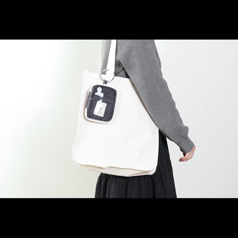 【グッズ-ポーチ】ノンキャラオリジナル 推し活アクスタケース グレー【remede】