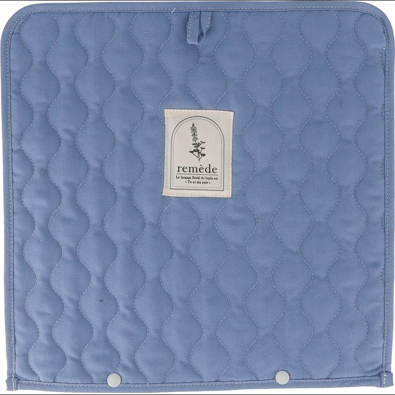 【グッズ-カバーホルダー】ノンキャラオリジナル 推し活うちわケース ブルー【remede】