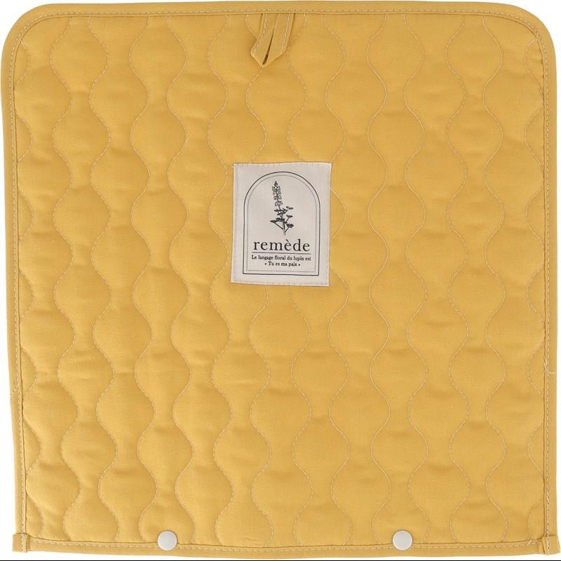 【グッズ-カバーホルダー】ノンキャラオリジナル 推し活うちわケース イエロー【remede】