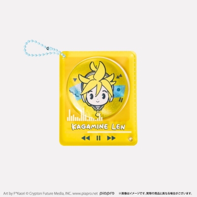 【グッズ-セットもの】ピアプロキャラクターズ アクリル缶バッジケース グリッター缶バッジセット(鏡音レン)