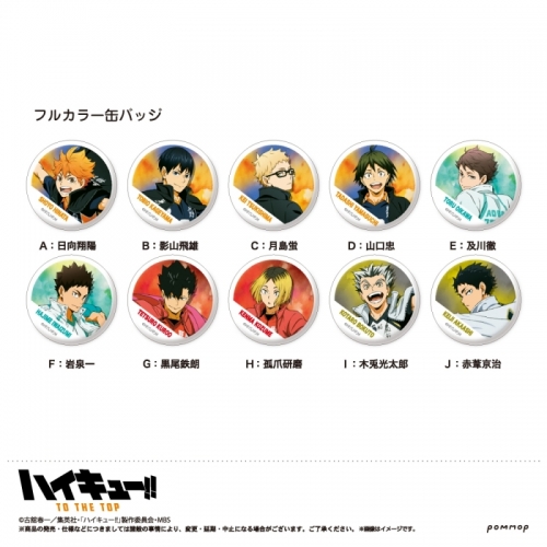 グッズ-バッチ】ハイキュー!! TO THE TOP 缶バッジコレクション【再々 