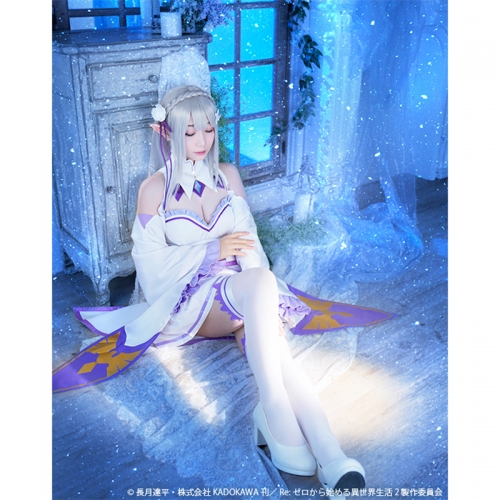 三分妄想 即納Sサイズ】Re:ゼロから始める異世界エミリアコスプレ 