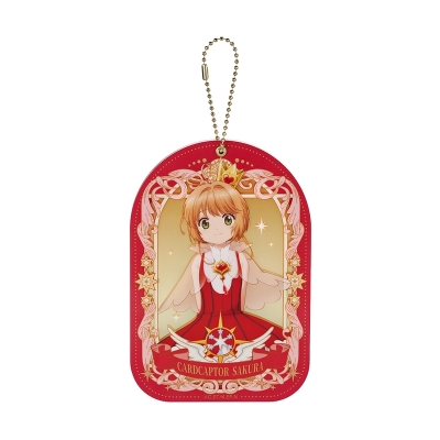 【グッズ-ミラー】カードキャプターさくら クリアカード編 鏡付きアクリルキーチェーン F