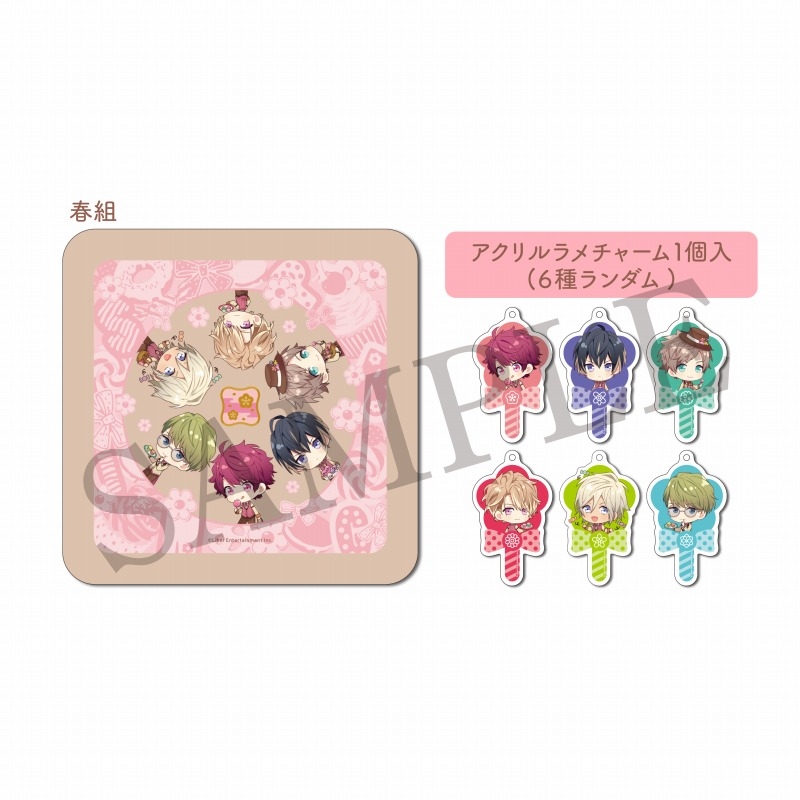 グッズ 食品 お菓子 グッズ 食品 A3 缶入りクッキー スイーツver 春組 アニメイトカフェ アニメイト