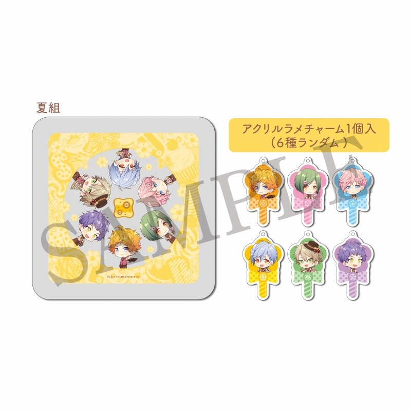 グッズ 食品 お菓子 グッズ 食品 A3 缶入りクッキー スイーツver 夏組 アニメイトカフェ アニメイト