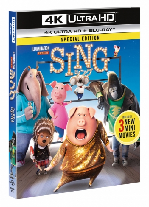 Blu Ray 映画 Sing 4k Ultra Hd Blu Rayセット アニメイト