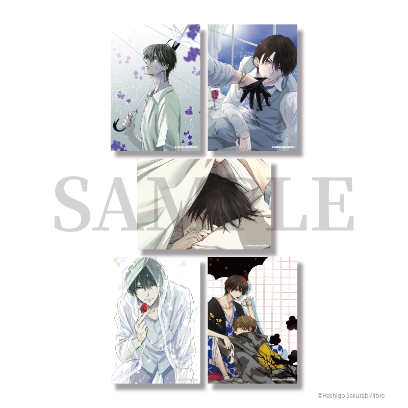 【グッズ-ブロマイド】桜日梯子 ブロマイドセット 西條高人【桜日梯子原画展事後通販】