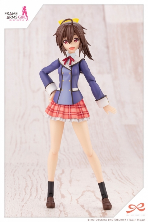 プラモデル 創彩少女庭園 フレームアームズ ガール 源内 あお 若葉女子高校 冬服 1 10 アニメイト