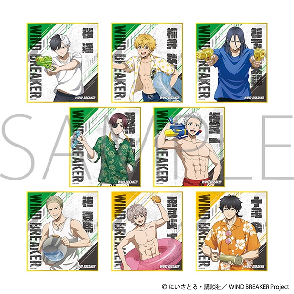 【グッズ-色紙】WIND BREAKER トレーディングミニ色紙