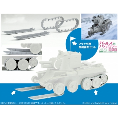 【プラモデル】ガールズ&パンツァー 最終章 BT-42 継続高校 スキーver. 改造パーツセット 1/35【再販】