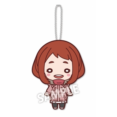 【グッズ-マスコット】僕のヒーローアカデミア にとたん ボールチェーン付ぬいぐるみ 麗日お茶子(コート)