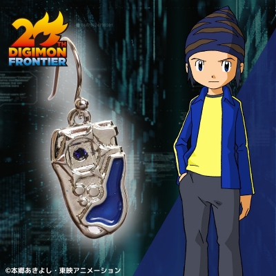 【グッズ-イヤリング】デジモンフロンティア イヤリング 源輝二(アクリルスタンド付き)