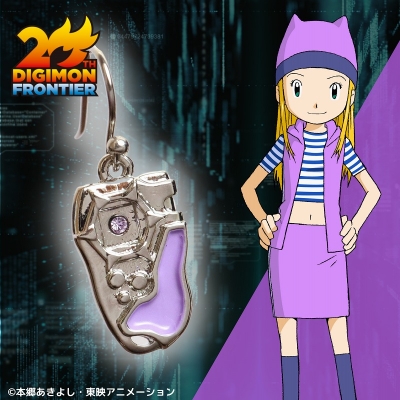 【グッズ-イヤリング】デジモンフロンティア イヤリング 織本泉(アクリルスタンド付き)