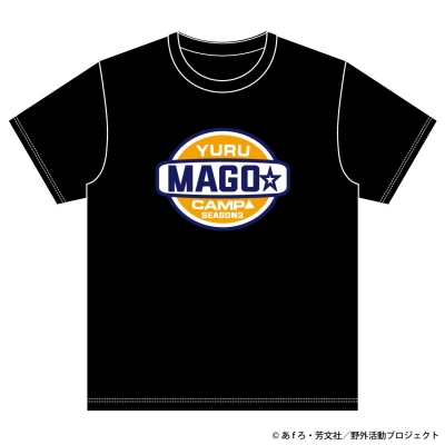 【グッズ-Tシャツ】ゆるキャン△ 孫ライダーズ Tシャツ ブラック XL【アクロス】