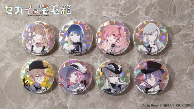 【その他(音楽)】プロジェクトセカイ カラフルステージ! feat. 初音ミク セカイの宝石箱 宝石バッジ コレクションB MORE MORE JUMP!&ワンダーランズ×ショウタイム