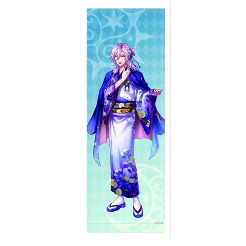 グッズ タペストリー 夢王国と眠れる100人の王子様 イベント衣装ロングタペストリー第1弾 覚醒前ver 太陽と月のパレード 白葉 アニメイトオンライン限定商品 アニメイト