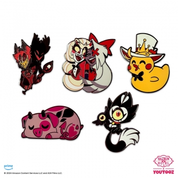 グッズ-ピンバッチ】Hazbin Hotel Youtoozピンズ 5個セット | アニメイト
