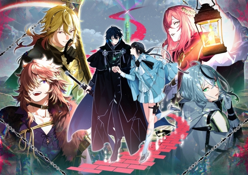 [Visual Fan Book] OVER REQUIEMZ Official Visual Fan Book Animate Set [with 6 Acrylic Multi Charms Set (Yuhill, Kaize, Claude, Molly, Noyle, Dorothy)]