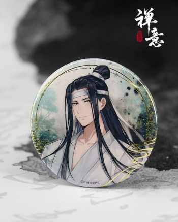 グッズ-バッチ】アニメ「魔道祖師」 禅意シリーズ 缶バッジ 藍忘機 
