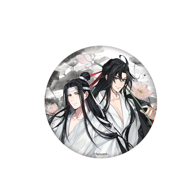 【グッズ-バッチ】アニメ「魔道祖師」 禅意シリーズ ペア缶バッジ