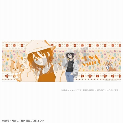 【グッズ-タオル】ゆるキャン△ カジュアルキャンプ フェイスタオル 恵那【アクロス】