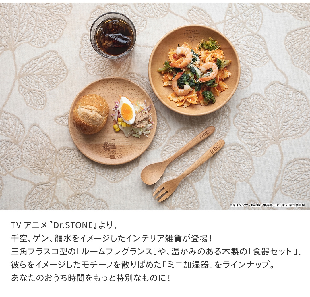 グッズ-テーブルウェア】Dr.STONE あさぎりゲン モデル 食器セット 