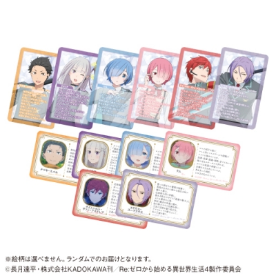 【グッズ-カード】Re:ゼロから始める異世界生活 トレーディングプロフィールカード【カラオケの鉄人コラボ】