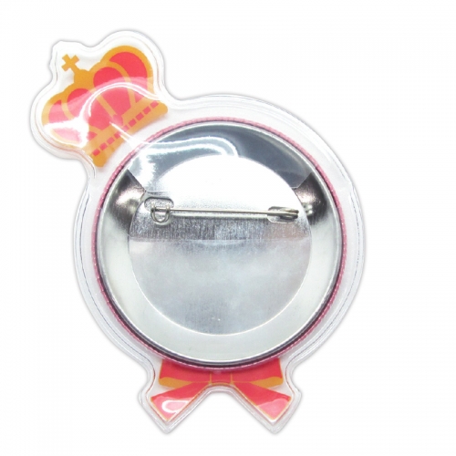 グッズ-カバーホルダー】ノンキャラオリジナル デコ缶バッジカバー 