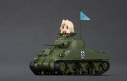 【アクションフィギュア】ガールズ&パンツァー RCバトル戦車道シリーズ M4シャーマン 75mm砲搭載型 サンダース大学付属高校 1/64 完成品ラジコンの画像