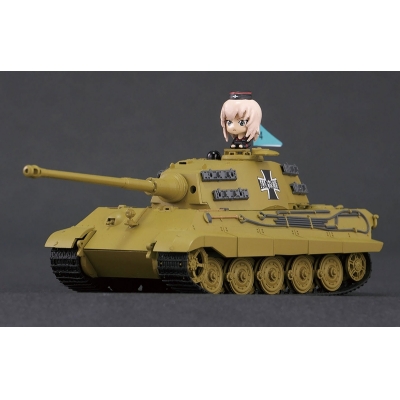 【アクションフィギュア】ガールズ&パンツァー RCバトル戦車道シリーズ ティーガーII 黒森峰女学園 1/64 完成品ラジコン