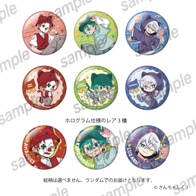 【グッズ-バッチ】さんちゃんく! 缶バッジ【まねきねこコラボ】