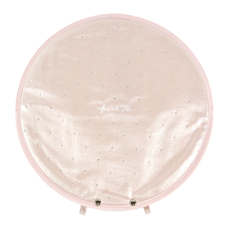 【グッズ-カバーホルダー】ノンキャラオリジナル 丸形イルミーゼうちわケース ピンク【Appel Toi】