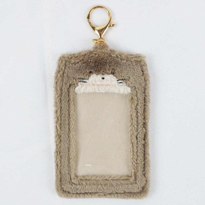 【グッズ-カードケース】ノンキャラオリジナル アニマルチェキケース ブラウン【Appel Toi】