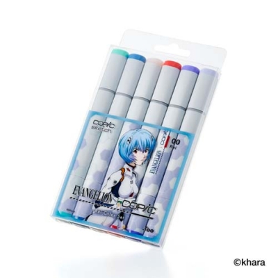 【画材-コピック】EVANGELION×COPIC Rei Color Set