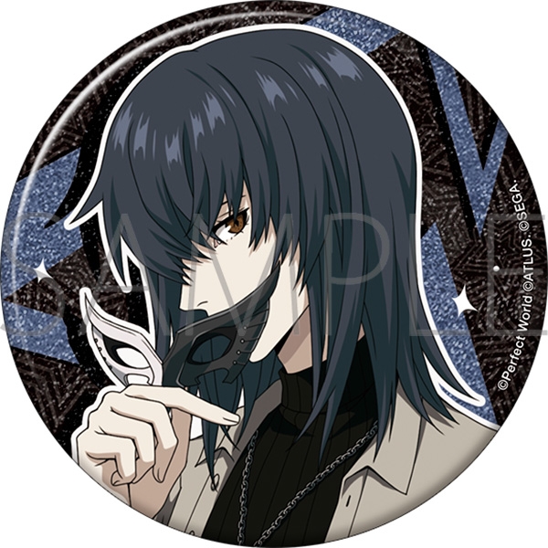 【グッズ-バッチ】ペルソナ5: The Phantom X グリッター缶バッジ/白鳥誠司