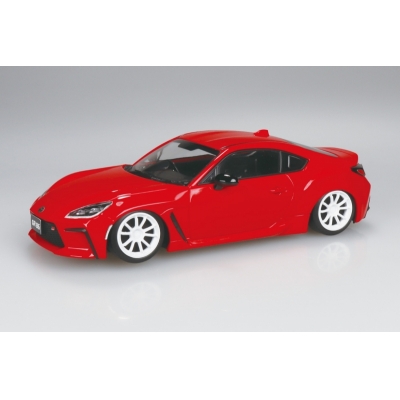 【プラモデル】楽プラ スナップキット No.10CU-SR トヨタ GR86 2021 カスタムホイール(スパークレッド) 1/32