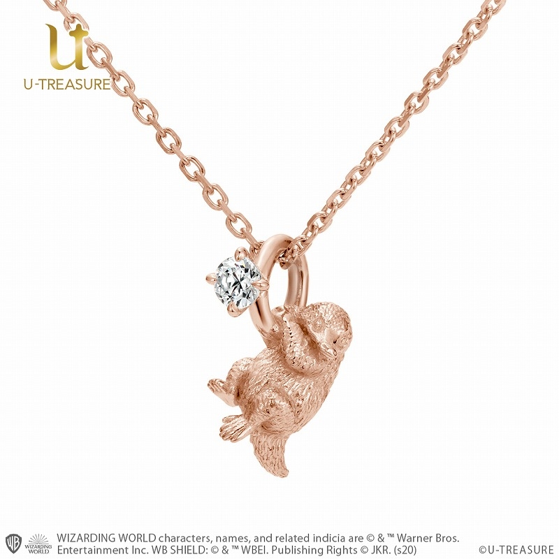 【グッズ-ネックレス】ファンタスティック ビースト Niffler Necklace K18ピンクゴールド