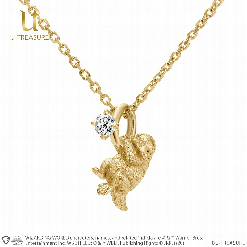 【グッズ-ネックレス】ファンタスティック ビースト Niffler Necklace K18イエローゴールド