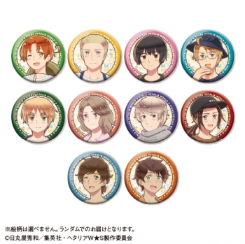 グッズ-バッチ】アニメ「ヘタリア World☆Stars」 トレーディング缶 