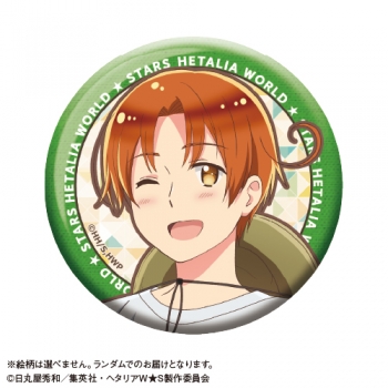 グッズ-バッチ】アニメ「ヘタリア World☆Stars」 トレーディング缶 ヘタリア アメリカ 缶バッジ カラオケの鉄人 キャンプ 12点