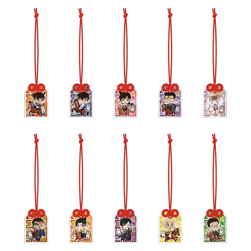 【グッズ-キーホルダー】名探偵コナン トレーディングお守り風アクリルキーホルダー 風雅疾駆！