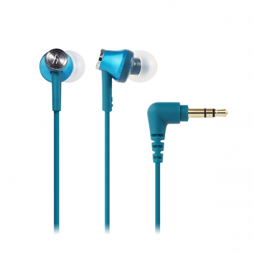 音楽 イヤホン ヘッドホン Audio Technica Ath Ck350m Tbl ターコイズブルー アニメイト