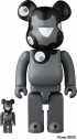 【フィギュア】EXPO2025 大阪・関西万博 BE@RBRICK ミャクミャク (モノクロVer.) 100% & 400%の画像