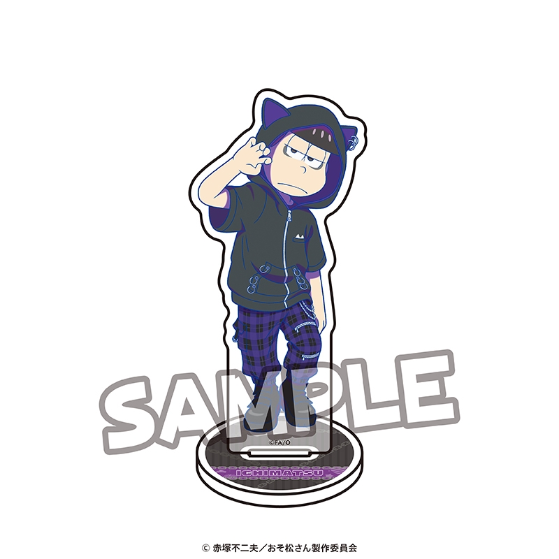 【グッズ-スタンドポップ】おそ松さん×カラオケBanBanコラボ 一松　アクリルスタンド