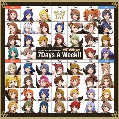 【音楽】THE IDOLM@STER MILLION LIVE!「7Days A Week!!」