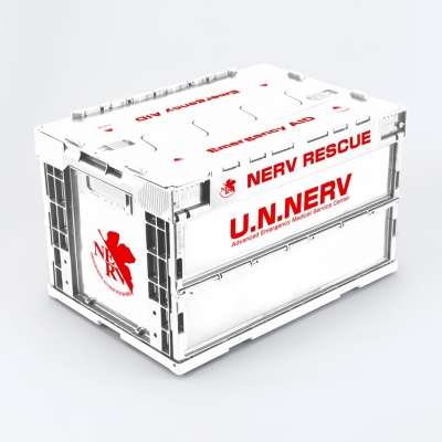 【グッズ-収納BOX】EVANGELION NERV RESCUE 折りたたみコンテナ【再販】